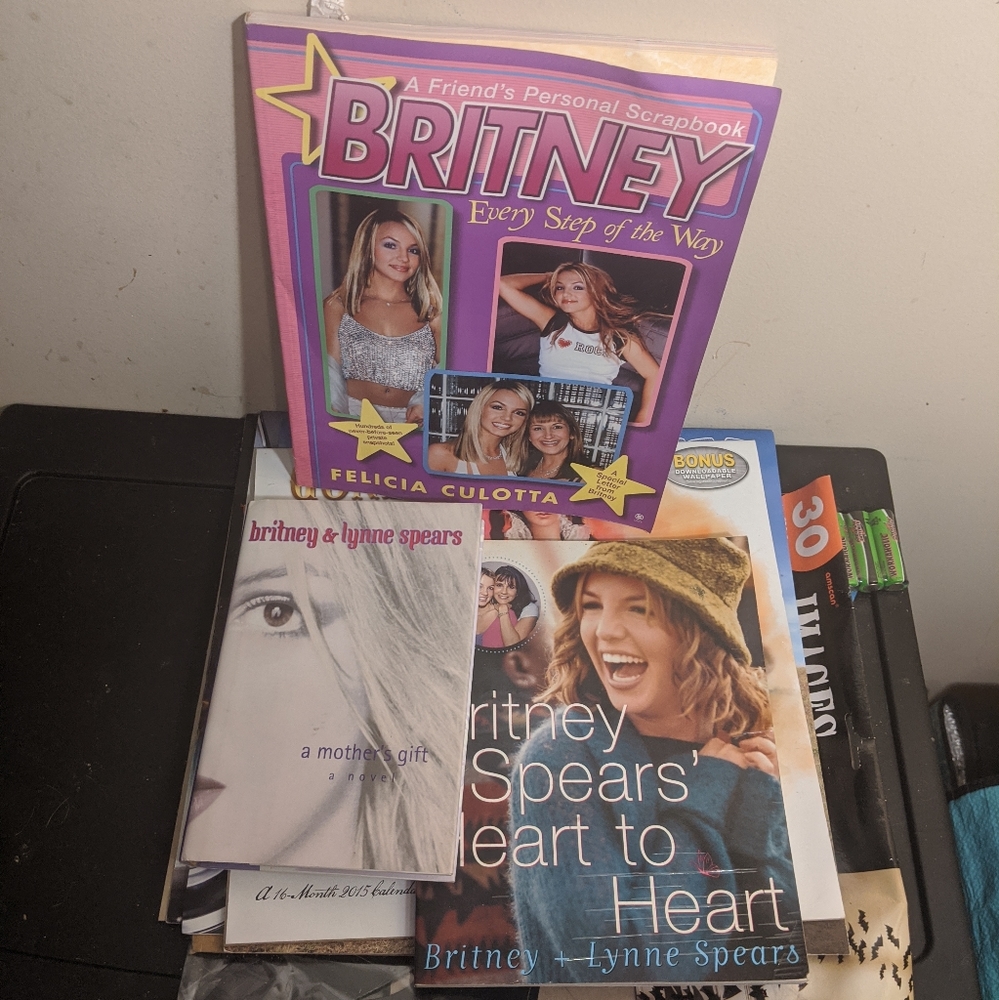 Lot 3 Britney Spears Book Felicia Culotta Lynne Novel Scrapbook Autobiography
